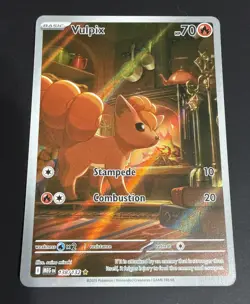 Vulpix 138/132 Pokemon Card Illustration Rare Mega Evolutions NM TCG - Image 2