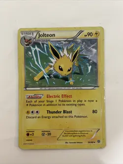 JOLTEON 26/98 Holo Rare XY Ancient Origins Pokemon Card FREE SHIPPING - Image 1