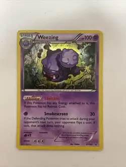 Weezing XY163 HOLO RARE Pokemon Black Star Promo TCG Card 2016 - Image 1