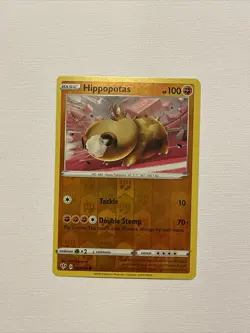 Pokemon HOLO Hippopotas 093/189 NM / M REVERSE Darkness Ablaze Pokemon Card - Image 1