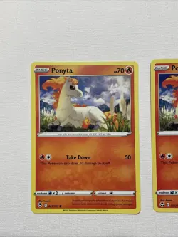 2x Pokemon Ponyta 21/195 Silver Tempest Card FREE SHIPPING - Image 2