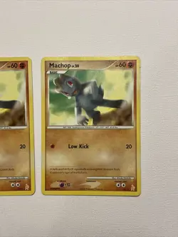 2 Pokemon Card Machop LV.20 Lucario Trainer Kit 5/11 Non-Holo TCG!!!!!!! - Image 3