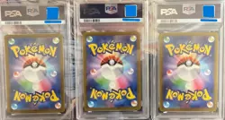 Set of 3 PSA 10 Pokemon Card McDonald's Pikachu Promo Japanese - Image 2