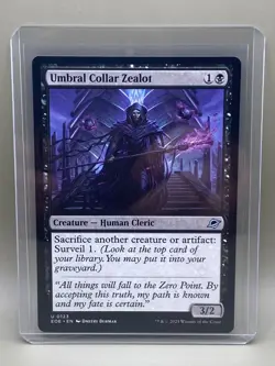 UMBRAL COLLAR ZEALOT #0123 Edge Of Eternities MTG UNCOMMON Card NM - Image 1