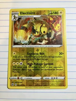 Pokemon TCG Electivire Reverse Holo Card 047/142 Stellar Crown NM Condition - Image 1