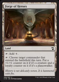Forge of Heroes - Light Play MTG Commander 2018 - Image 1