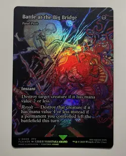 MTG Battle at the Big Bridge - Fatal Push Final Fantasy: Through the Ages Foil - Image 1