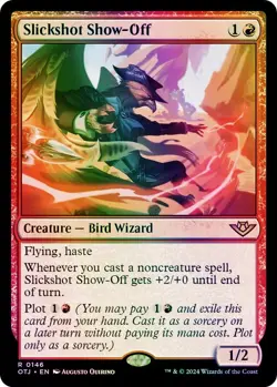 MTG Slickshot Show-Off (146/441) Outlaws of Thunder Junction NM FOIL - Image 1