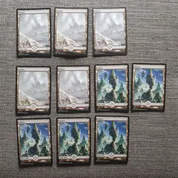 Lot of 10x Wastes (Full Art) Oath of the Gatewatch #183 & #184 MTG Basic Land - Image 1