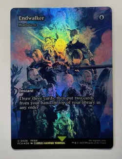 MTG Endwalker - Brainstorm (Showcase) Final Fantasy: Through the Ages Foil - Image 1