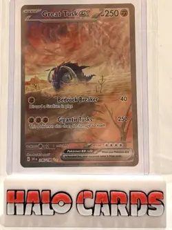 PACK FRESH Great Tusk EX 246/198 Pokemon Scarlet Violet Special Illustration HF - Image 1