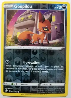 Carte Pokemon Goupilou Reverse 047/072 ● Destinees Radieuses FR - Image 1