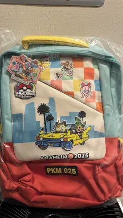 2025 Pokemon World Championships Backpack Anaheim California Worlds - Image 1