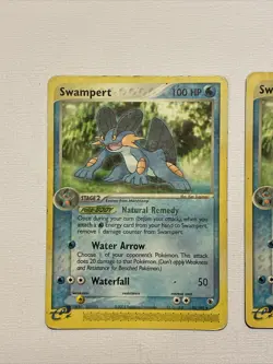 2 Pokemon EX Ruby & Sapphire Swampert Non Holo Rare 23/109 2003 Pokemon Cards - Image 2