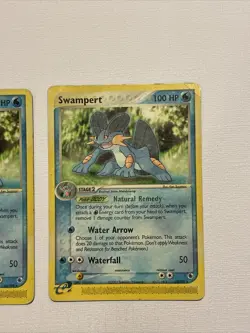 2 Pokemon EX Ruby & Sapphire Swampert Non Holo Rare 23/109 2003 Pokemon Cards - Image 3