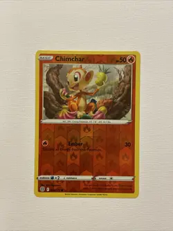 Pokemon - Chimchar - 024/172 - Reverse Holo Foil - Brilliant Stars - NM/M - Image 1