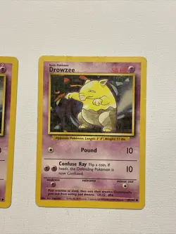2 Pokemon Drowzee 49/102 - Base Set common Pokemon Cards - Image 3
