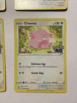 4 Chansey 051/078 Uncommon | Reverse Holo Pokemon Go Pokemon TCG Pokemon Cards - Image 2
