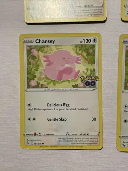 4 Chansey 051/078 Uncommon | Reverse Holo Pokemon Go Pokemon TCG Pokemon Cards - Image 3