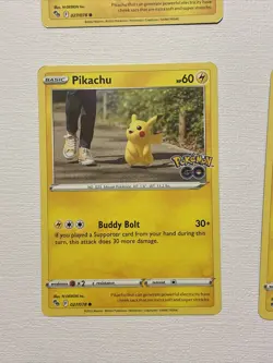 4 Pikachu 027/078 Common | Reverse Holo Pokemon Go Pokemon TCG Pokemon Cards - Image 3