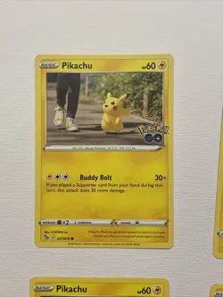 4 Pikachu 027/078 Common | Reverse Holo Pokemon Go Pokemon TCG Pokemon Cards - Image 4