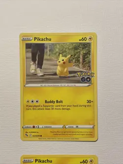 4 Pikachu 027/078 Common | Reverse Holo Pokemon Go Pokemon TCG Pokemon Cards - Image 5