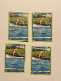 4 Slowpoke 019/078 Common | Reverse Holo Pokemon Go Pokemon TCG Pokemon Cards - Image 1