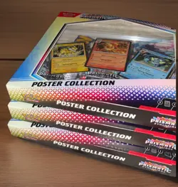 Pokemon TCG Prismatic Evolutions Poster Collection Brand New Sealed Lot of 3 - Image 1