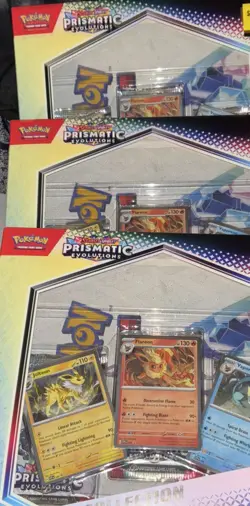 Pokemon TCG Prismatic Evolutions Poster Collection Brand New Sealed Lot of 3 - Image 3