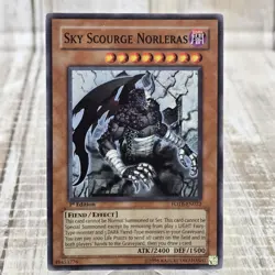 Yugioh Sky Scourge Norleras 1st Edition FOTB-EN022 Super Rare - Image 1