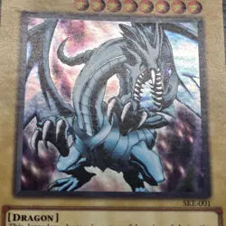 Yugioh Blue-Eyes White Dragon Super Rare 1996 SKE-001 - Image 2
