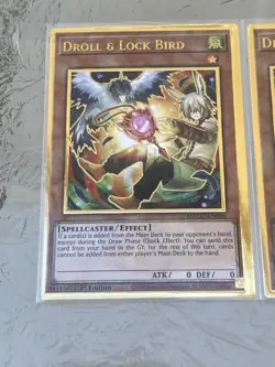 3x Droll & Lock Bird | MAGO-EN006 | Premium Gold Rare | LP | YuGiOh! - Image 2