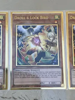 3x Droll & Lock Bird | MAGO-EN006 | Premium Gold Rare | LP | YuGiOh! - Image 4