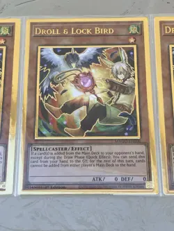 3x Droll & Lock Bird | MAGO-EN006 | Premium Gold Rare | LP | YuGiOh! - Image 5