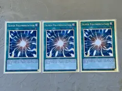 3x Super Polymerization | MAGO-EN047 | Premium Gold Rare | LP | YuGiOh! - Image 1