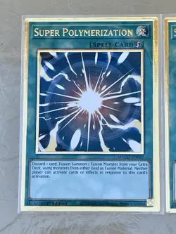 3x Super Polymerization | MAGO-EN047 | Premium Gold Rare | LP | YuGiOh! - Image 2