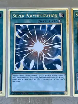 3x Super Polymerization | MAGO-EN047 | Premium Gold Rare | LP | YuGiOh! - Image 3