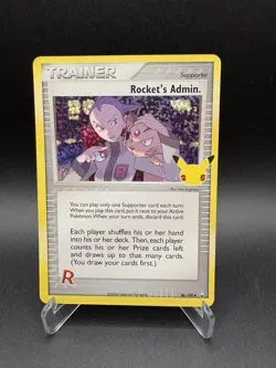 Pokemon TCG Rockets Admin Celebrations Holo Rare Card 86/109 NM Condition - Image 1
