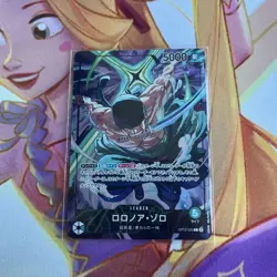 Roronoa Zoro L Alternate Art OP12-020 Playmat Promo ONE PIECE Card Japanese NM - Image 1