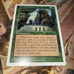 MTG Sylvan Library 5th Ed NM - “Seed of Card Advantage” (1997) - Image 1