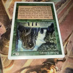 MTG Sylvan Library 5th Ed NM - “Seed of Card Advantage” (1997) - Image 2