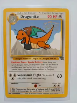 Pokemon Dragonite Promo WB Black Star Card - Image 1