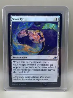 SEAM RIP #0034 Edge Of Eternities MTG UNCOMMON FOIL Card NM - Image 1