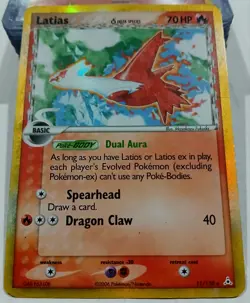 Pokemon Latias EX Holon Phantoms TCG Card 11/110 Holo Rare DELTA SPECIES - Image 1