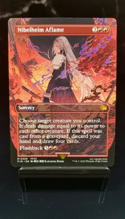 Magic The Gathering MTG #339 Nibelheim Aflame Borderless Non-Foil - Image 1