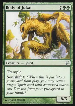 Body of Jukai -Foil Medium Play MTG Betrayers of Kamigawa - Image 1