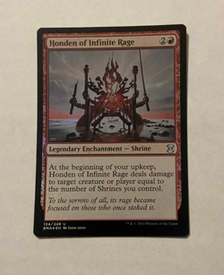 Eternal Masters HONDEN OF INFINITE RAGE ** FOIL ** -- Pack Fresh -- MTG Magic - Image 1