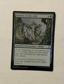 Eternal Masters HONDEN OF LIFE'S WEB ** FOIL ** -- Pack Fresh -- MTG Magic - Image 1