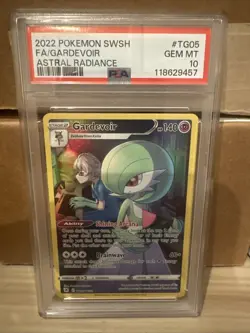 2022 Pokemon Astral Radiance Gardevoir Full Art #TG05 PSA 10 Gem Mint - Image 1