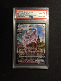 Pokemon Espeon VMAX 189/S-P Alt Art Japanese Promo Eevee Heroes PSA 10 GEM MINT - Image 1